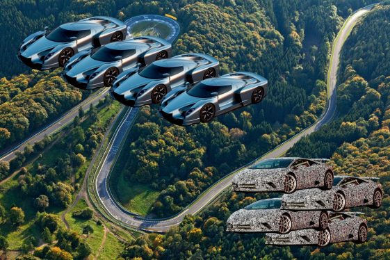 Aerial view of the race course Nuerburgring, rural district of Ahrweiler, Eifel, Rhineland Palatinate, Germany, Europe