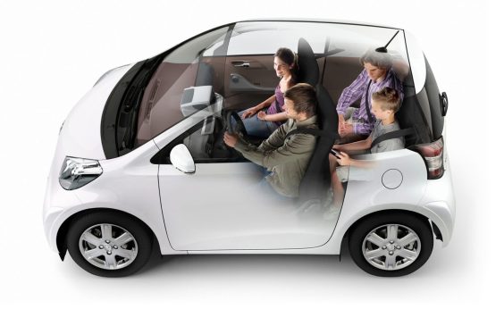Toyota iQ Slim Seat design